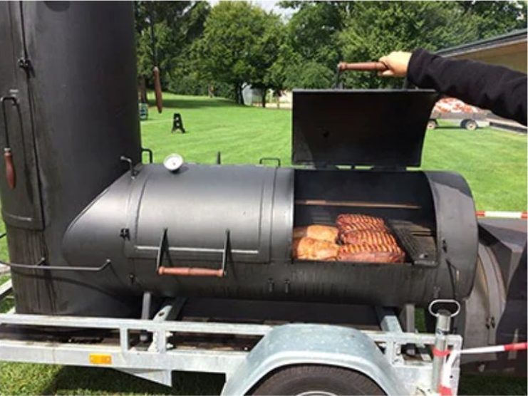 Grill beim Badirestaurant